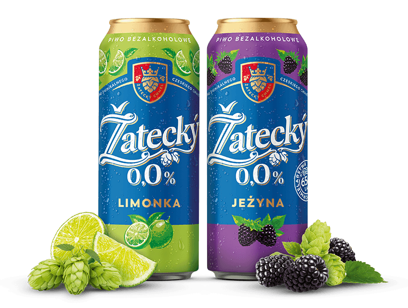Žatecký 0,0% Limonka Jeżyna